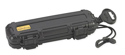 Cigar Caddy 3140 Matte Black Travel Humidor - 2 Cigars