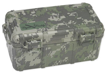 Cigar Caddy 3540 Forest Camo Travel Humidor - 15 Cigars