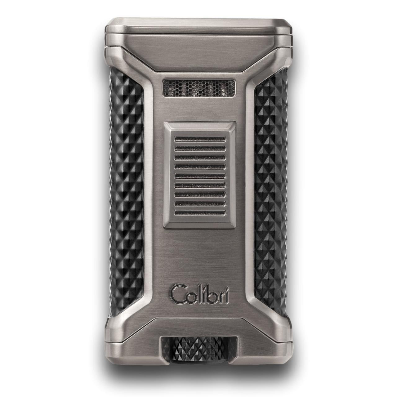 Colibri Ascari Torch Flame Triple Jet Cigar Lighter - Gunmetal and Black - Main Image