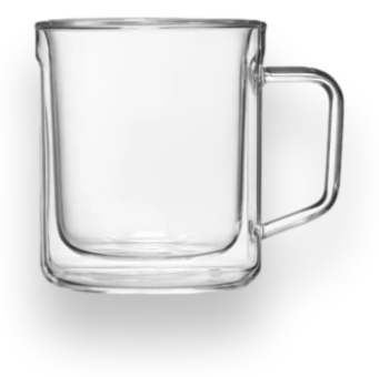 Corkcicle Coffee Mugs Glass Set - 2-Pack - Exterior Front