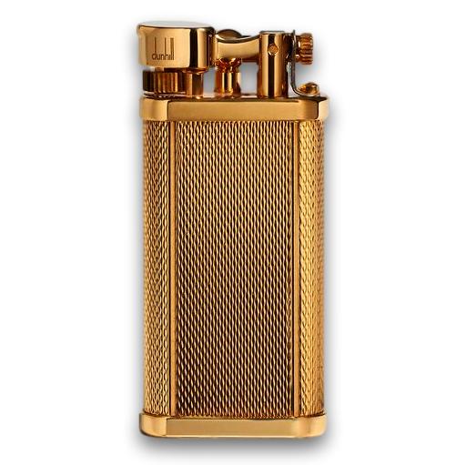 Dunhill Unique Gold Barley Single Pipe Flame Cigar Lighter - Main Image