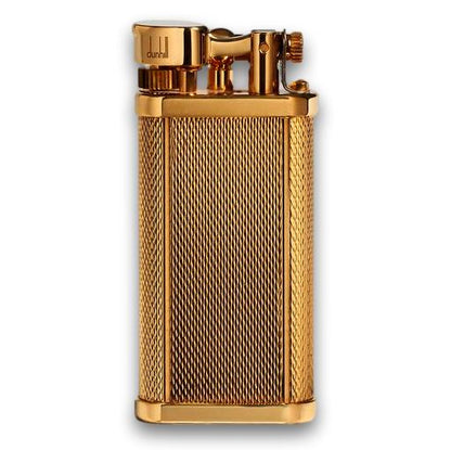 Dunhill Unique Gold Barley Single Pipe Flame Cigar Lighter - Main Image