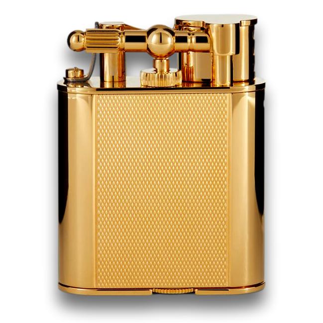 Dunhill Turbo Gold Barley Single Torch Flame Cigar Lighter - Back