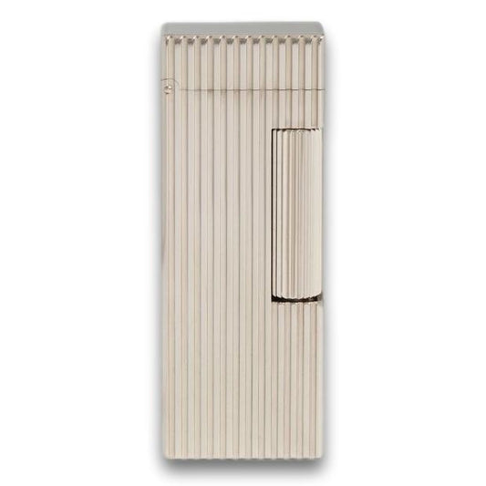 Dunhill Rollagas Silver Lines Pattern Soft Flame Cigar Lighter - Main Image