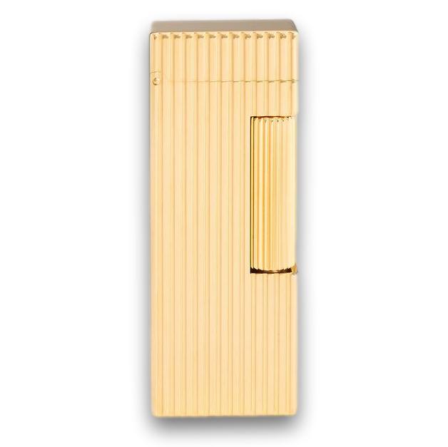 Dunhill Rollagas Gold Lines Pattern Soft Flame Cigar Lighter - Main Image