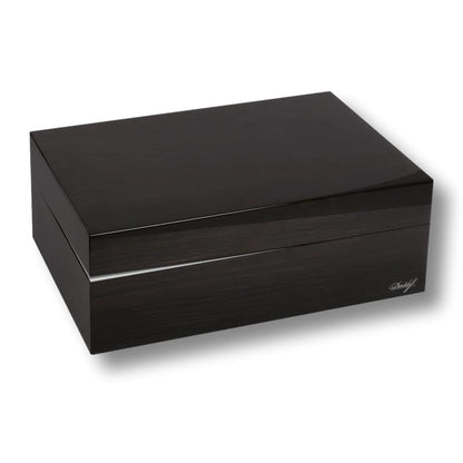 Davidoff Air De Famille Series II Smoked Oak Ambassador Brilliant 80-Cigar Desktop Humidors - Main Image - Right Facing