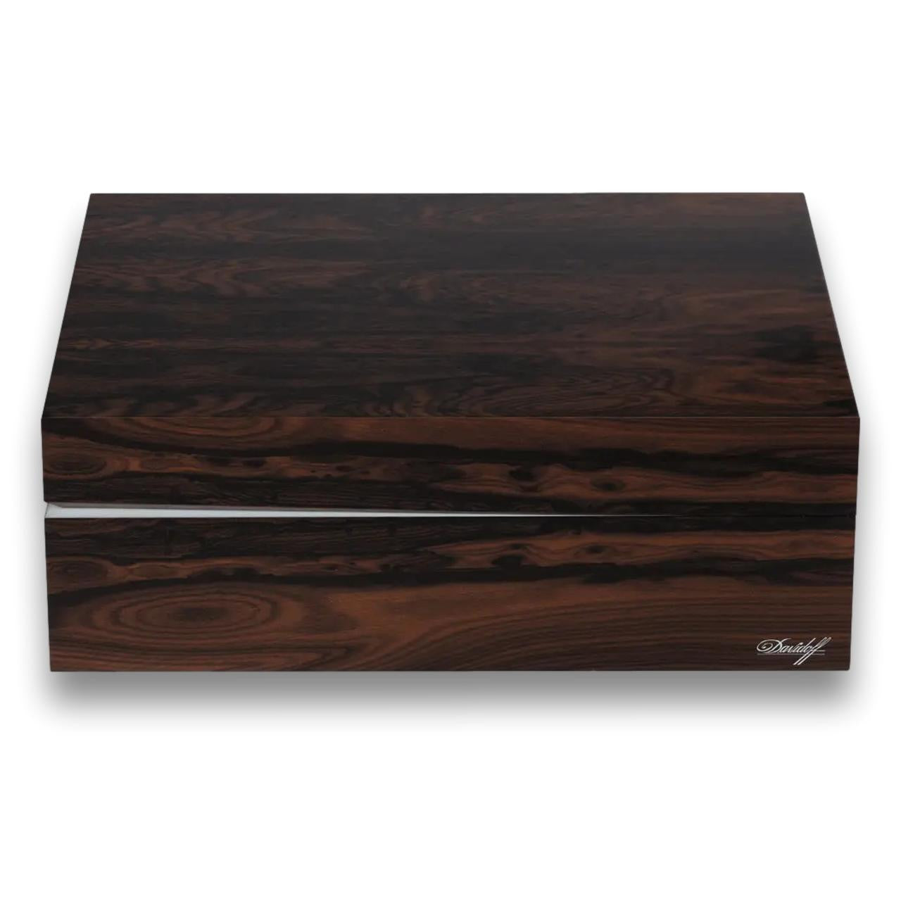 Davidoff Air De Famille Series II Ziricote Ambassador Matt 80-Cigar Desktop Humidors - Front