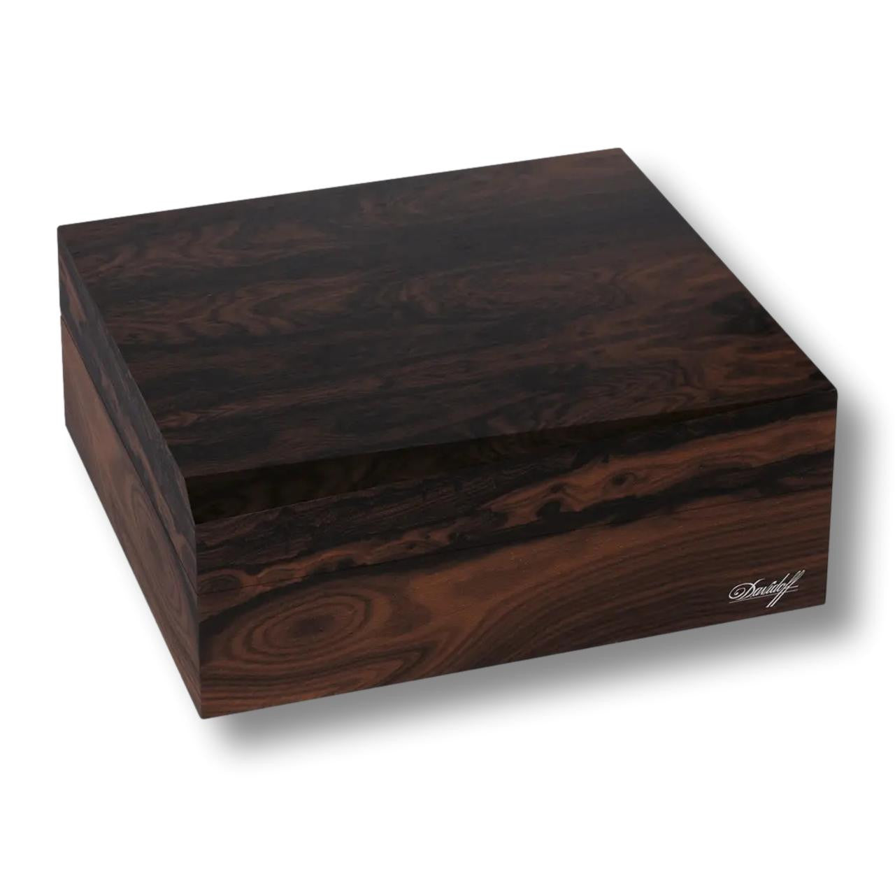 Davidoff Air De Famille Series II Ziricote Primos Matt 35-Cigar Desktop Humidors - Main Image - Right Facing