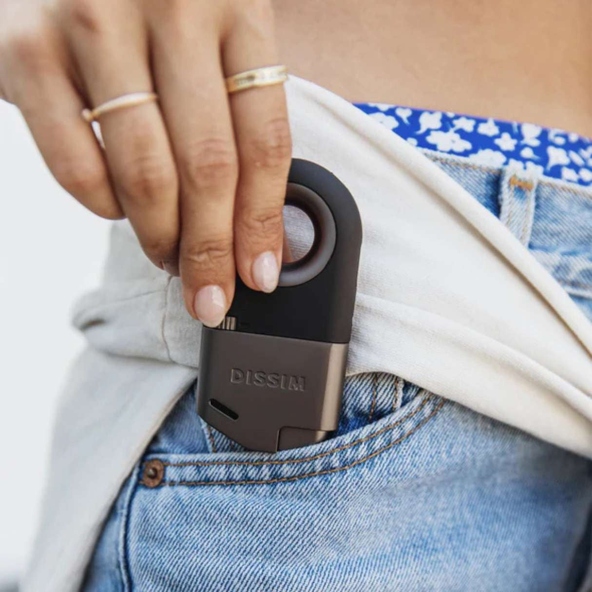 Dissim Inverted Soft Flame Pipe Lighter - Black - Lifestyle2