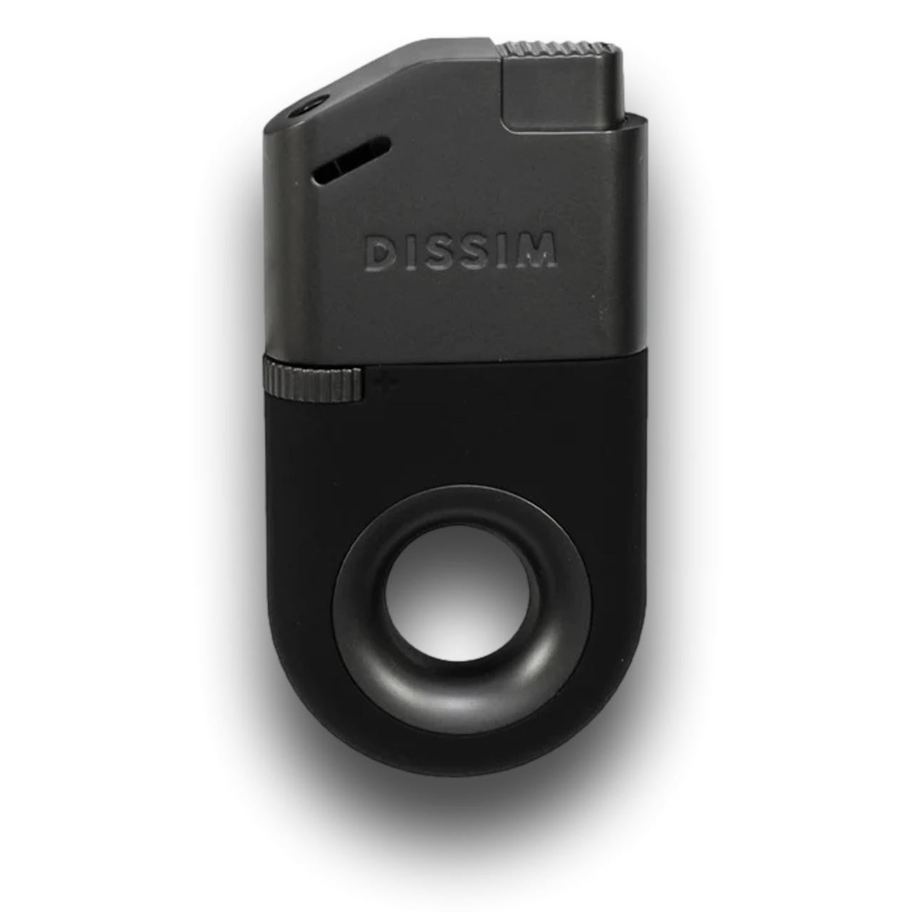 Dissim Inverted Soft Flame Pipe Lighter - Black - Main Image