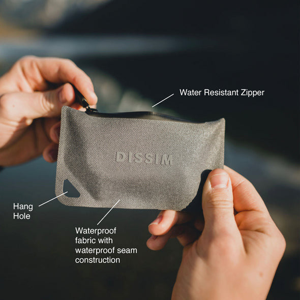 Dissim Small Grey Water-Resistant Cigar Lighter Case - Top Features