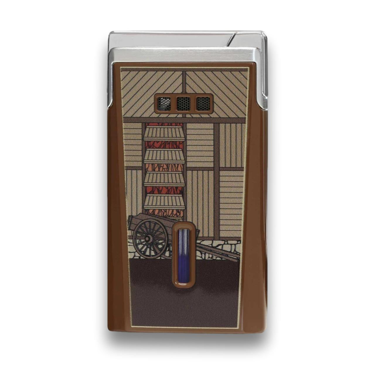 Elie Bleu El Secadero J-15 Torch Flame Single Jet Cigar Lighter - Back Side