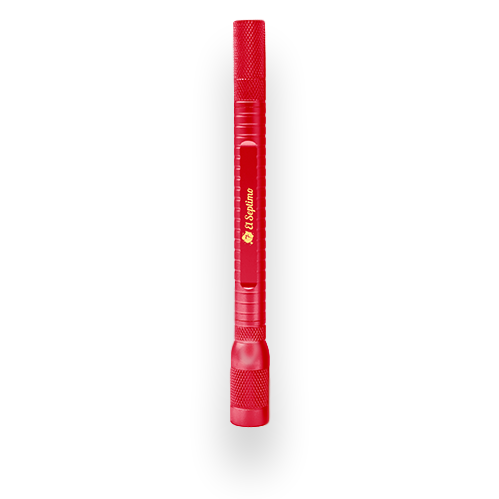 El-Septimo 4-in-1 Cigar Puncher Stick - Ruby - Exterior Front