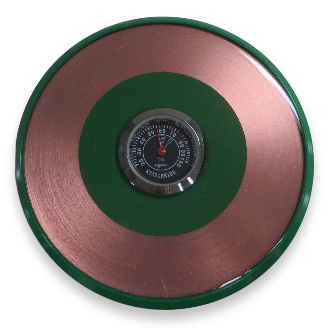 El-Septimo Small 4-Cigar Tube - Emerald - Hygrometer
