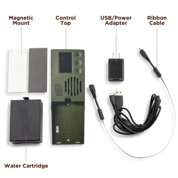 Cigar Oasis Ultra 4.0 Electronic Humidifier - Parts
