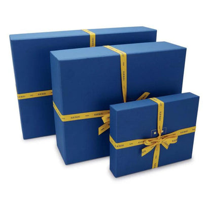 Elie Bleu Fruit 110-Cigar Desktop Humidor - Blue - Product Gift Box