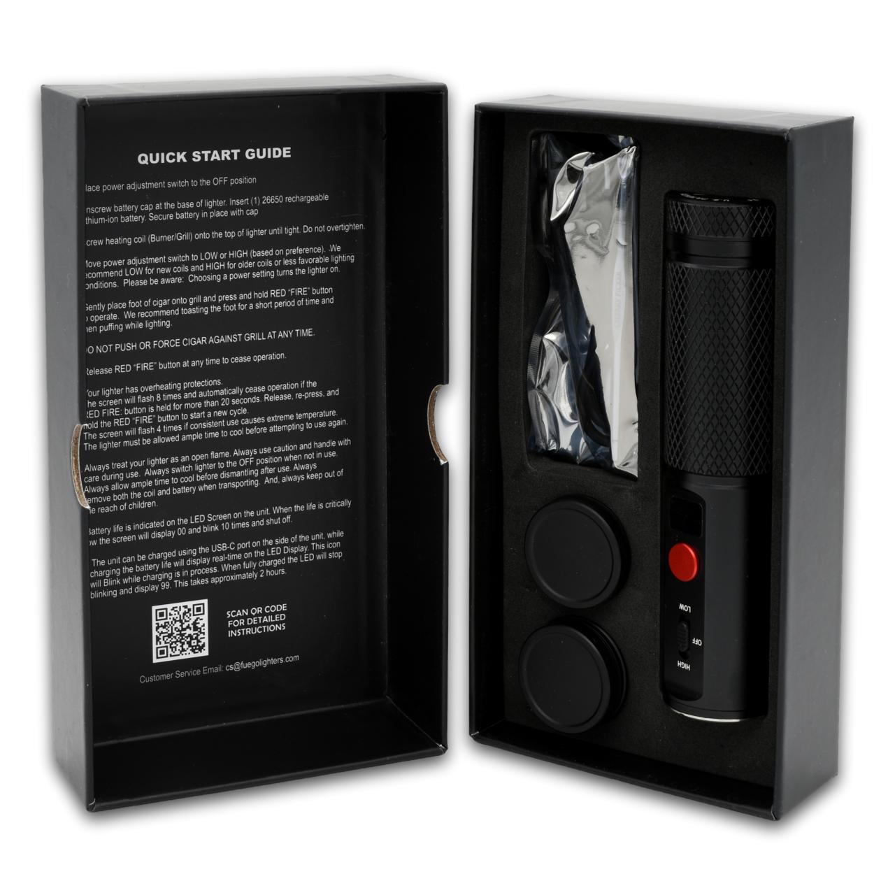 Dissim Fuego Fire Electric Cigar Lighter - Gift Box