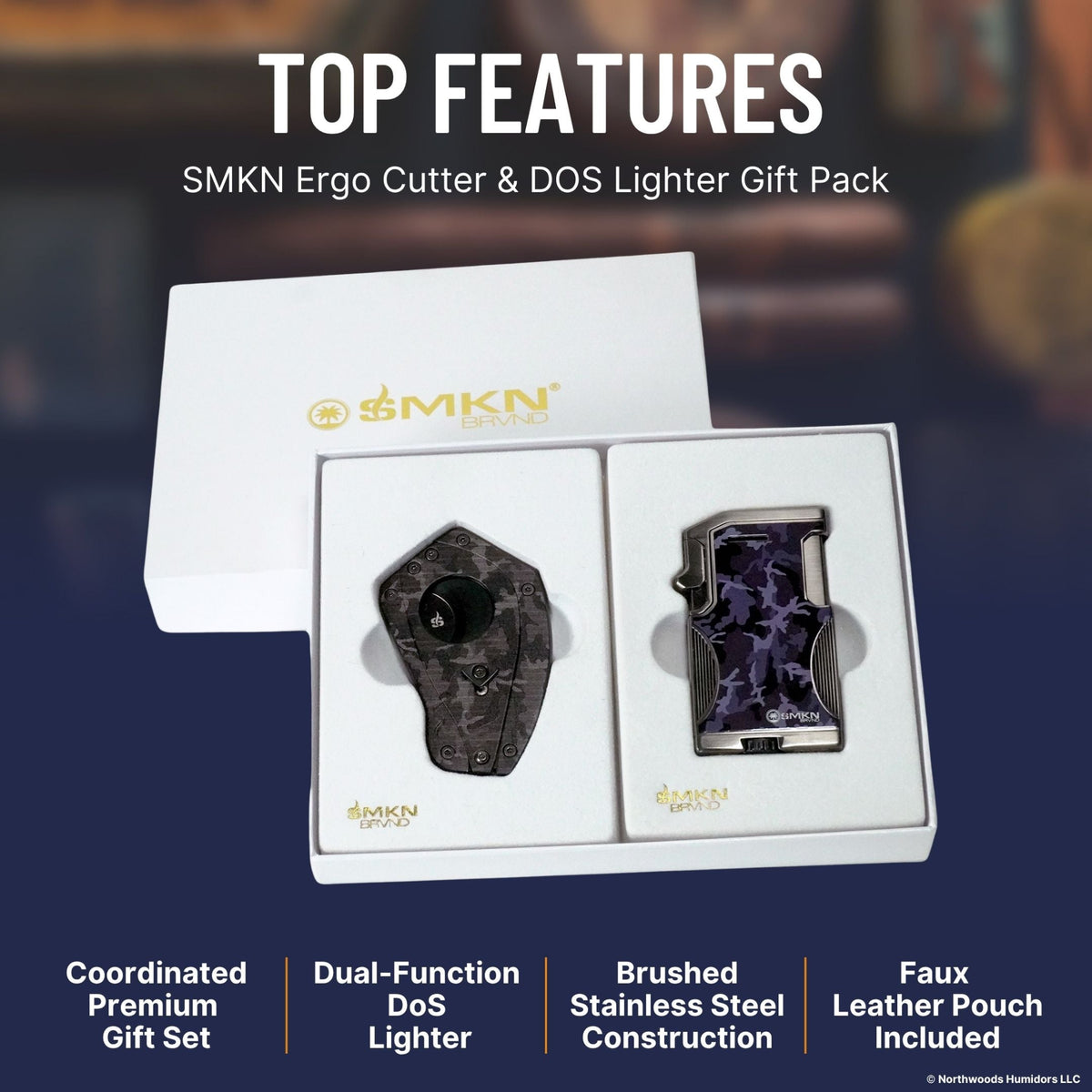 SMKN Ergo Cutter & DOS Lighter Gift Pack  - Top Features 