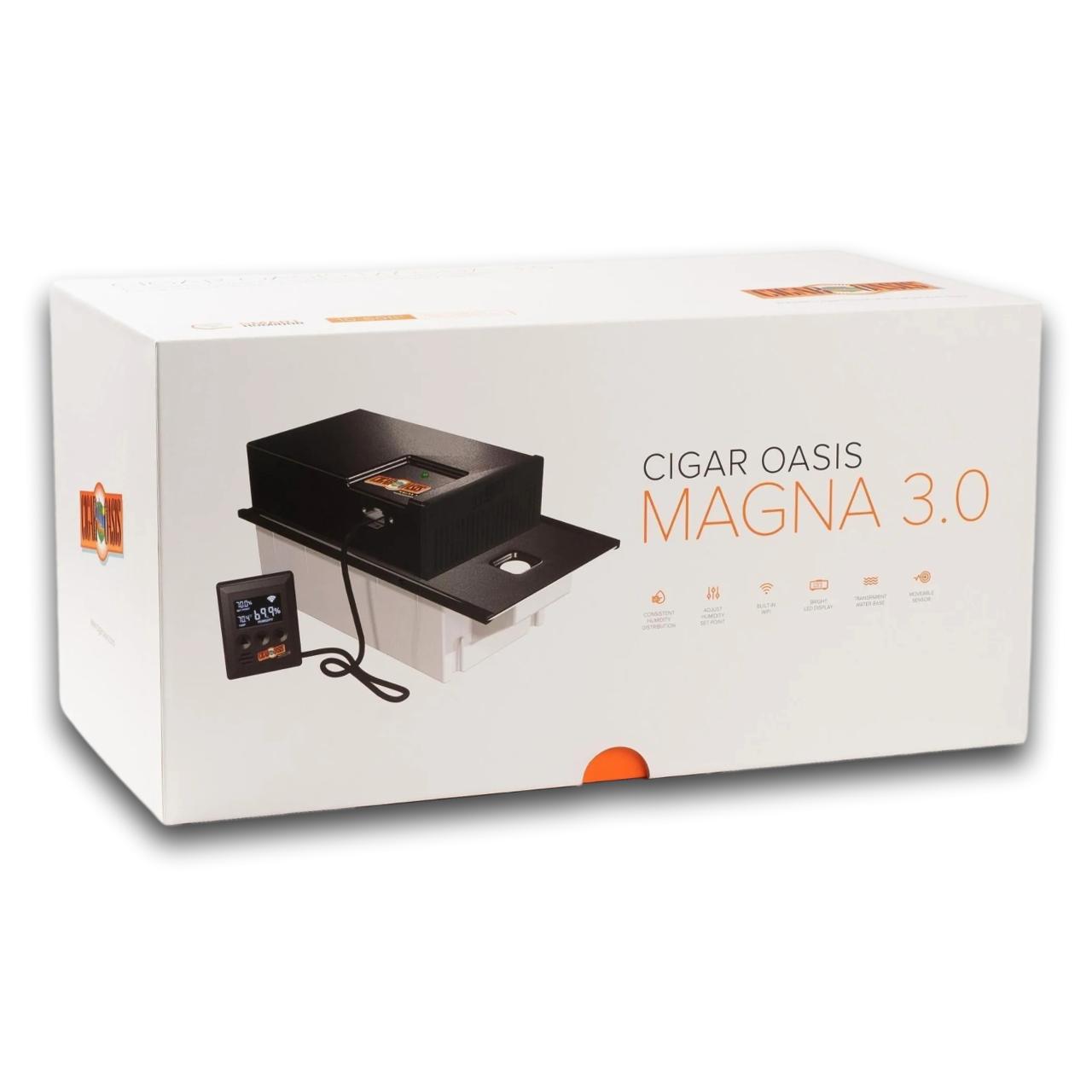 Cigar Oasis Magna 3.0 Electronic Humidifier - Product Gift Box