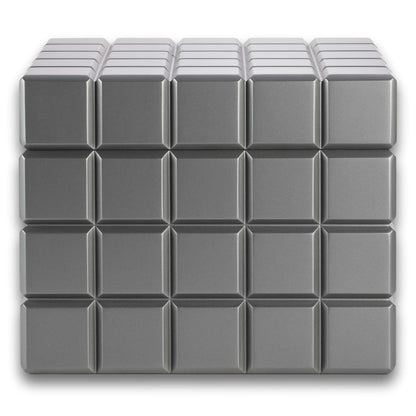 Colibri Heritage Cube 80-Cigar Desktop Humidors - Charcoal - Main Image - Front