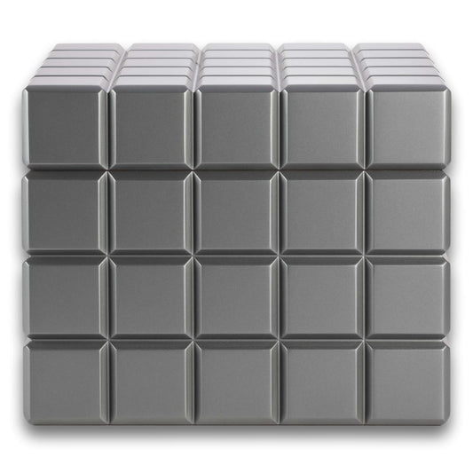 Colibri Heritage Cube 80-Cigar Desktop Humidors - Charcoal - Main Image - Front