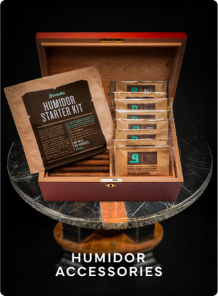 Cigar humidor with Boveda starter kit