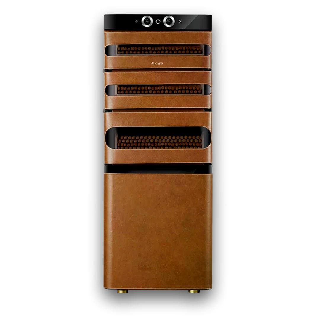 Afidano L5 Leather Series 1200-Cigar Electric Humidor - Front SIde