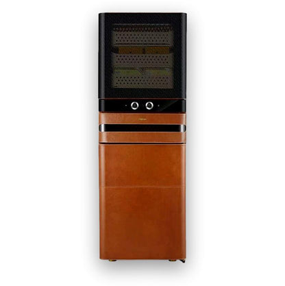 Afidano L6 Leather Series 1500-Cigar Electric Humidor - Front Side