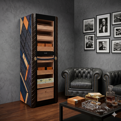 Afidano C8 Art Series 2200 Cigar Electric Humidor - Lifestyle Image