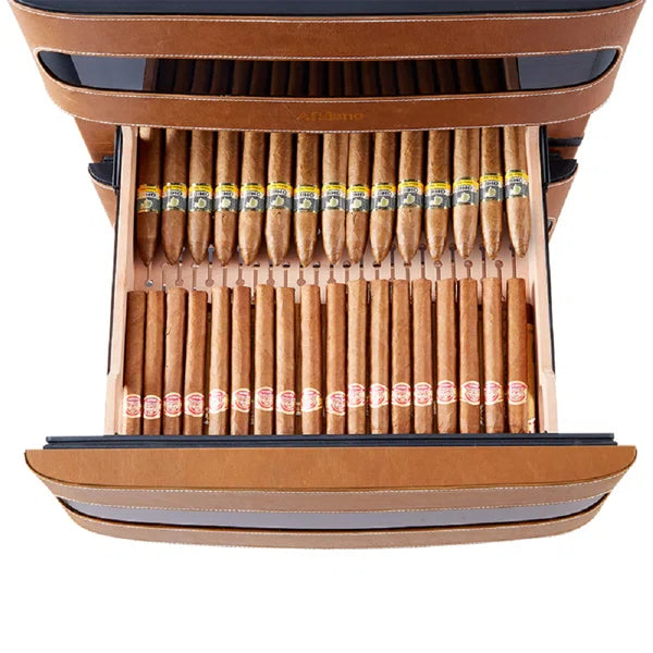 Afidano L3 Leather Series 250-Cigar Electric Humidor -  Drawer