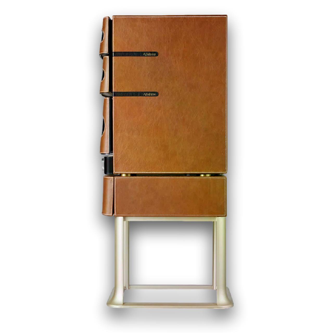 Afidano L3 Leather Series 250-Cigar Electric Humidor - Side Image