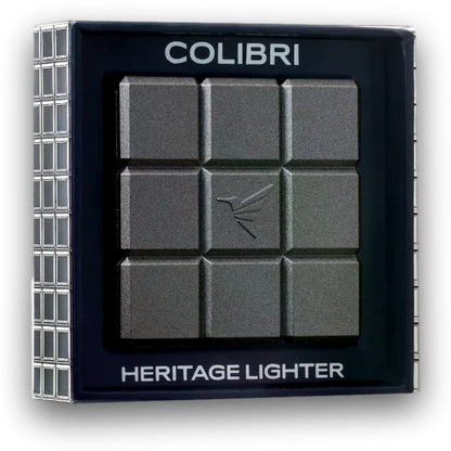 Colibri Heritage Pocket Double Torch Flame Cigar Lighter -  Gift Box 