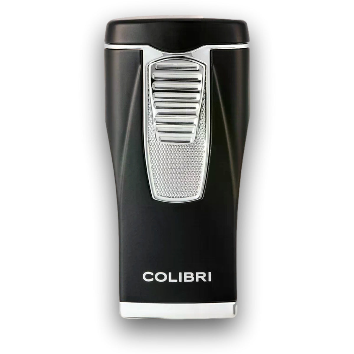 Colibri Monaco Triple Jet Flame Cigar Lighter  - Main Image Black + Chrome