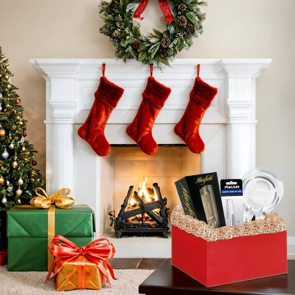 Soft Flame Cigar Lighter and Ashtray Gift Set