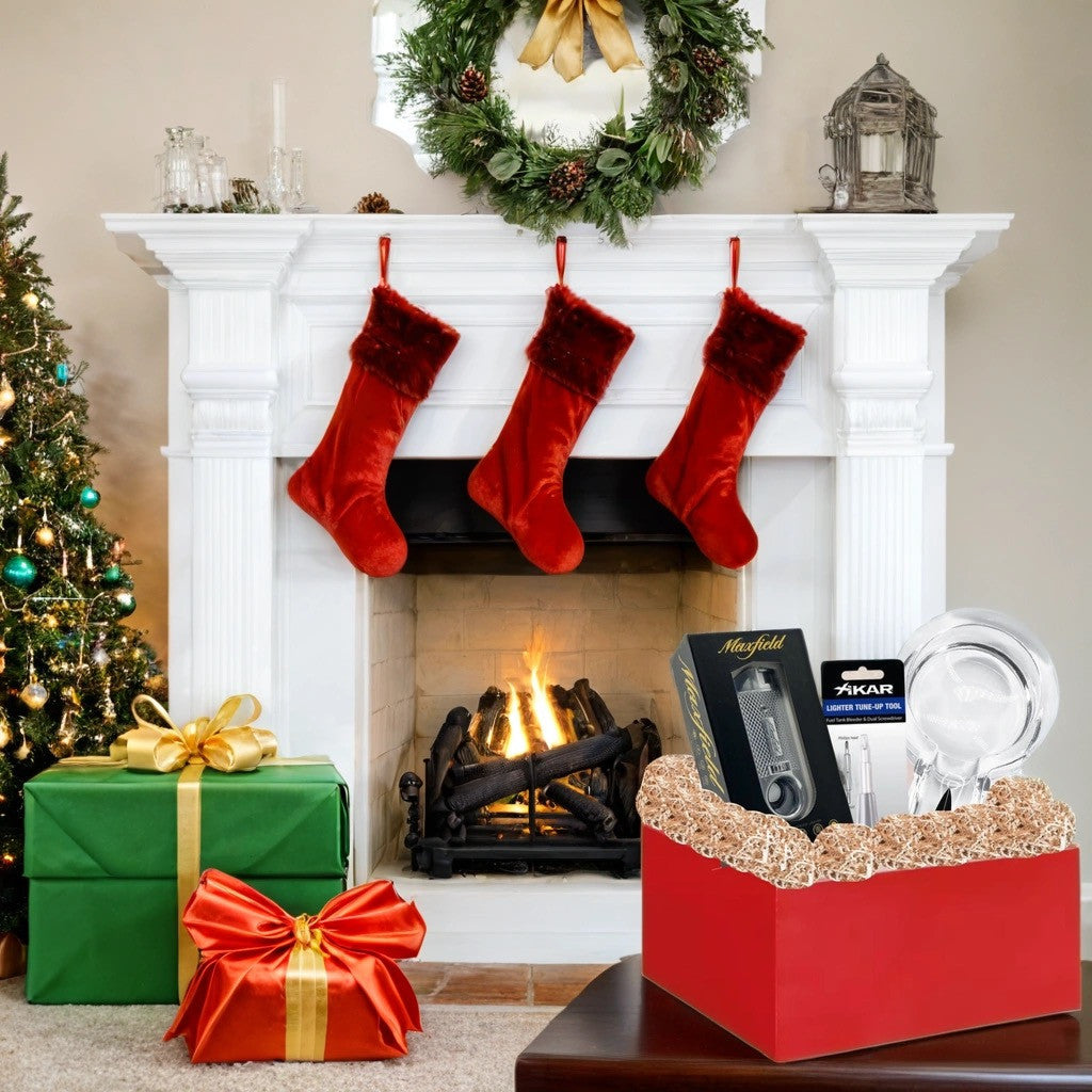 Torch Flame Cigar Lighter and Ashtray Gift Set (MF-GFT-TCCL-KIT6)