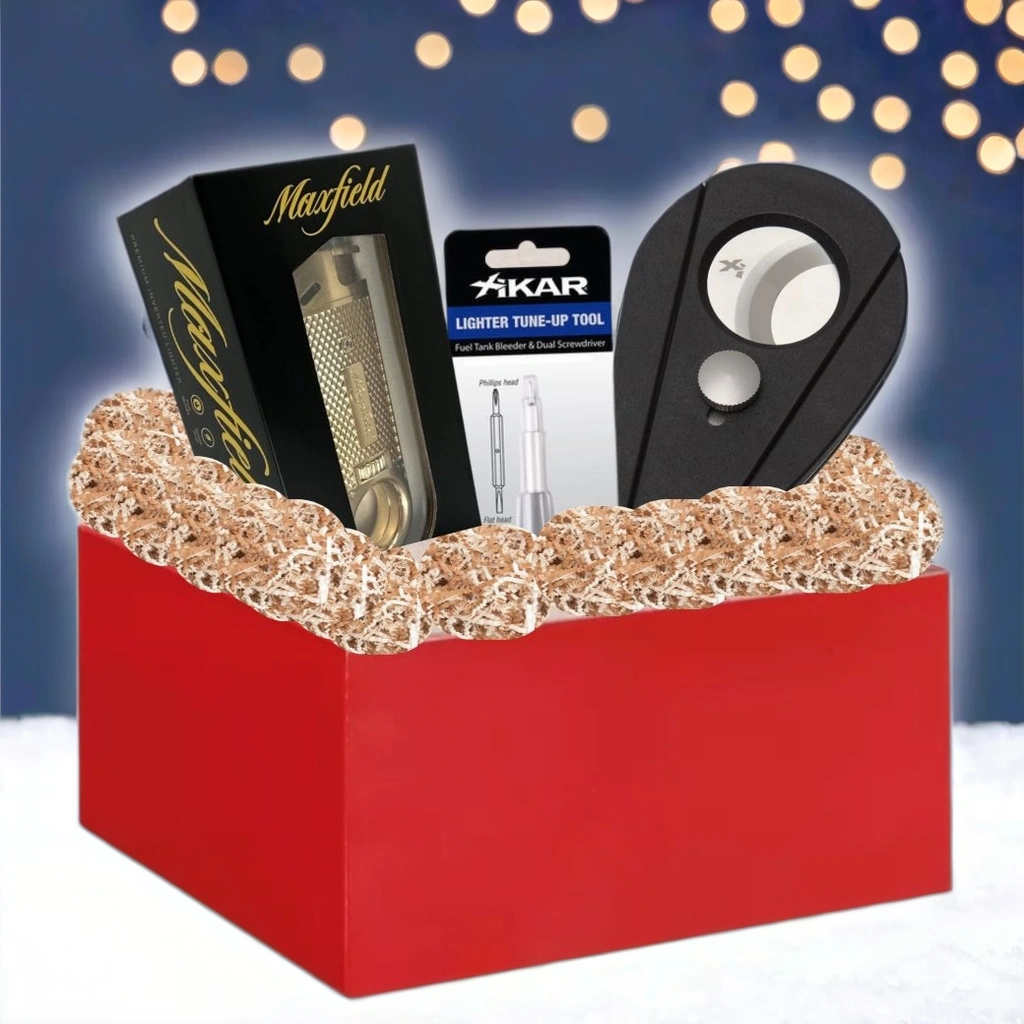 Soft Flame Cigar Lighter and Cutter Gift Set (MF-GFT-SFXK-KIT7)