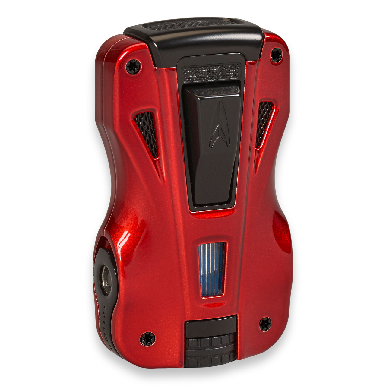 Lotus GT Torch Flame Double Jet Cigar Lighter - Glossy Red and Black Matte - Main Image