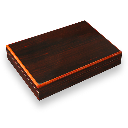 Savoy Macassar Ebony 12 Cigar Desktop Humidor