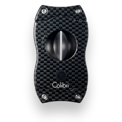 Colibri Carbon Fiber V-Cut Cigar Cutter Exterior