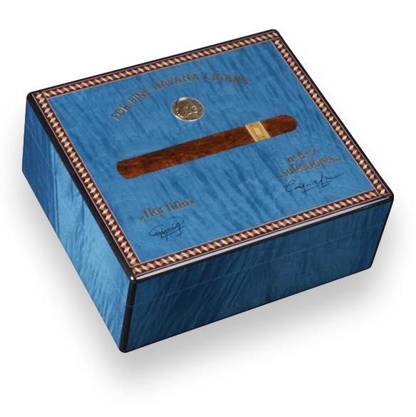 Elie Bleu Medals 50 Cigar Humidor - Medals Collection