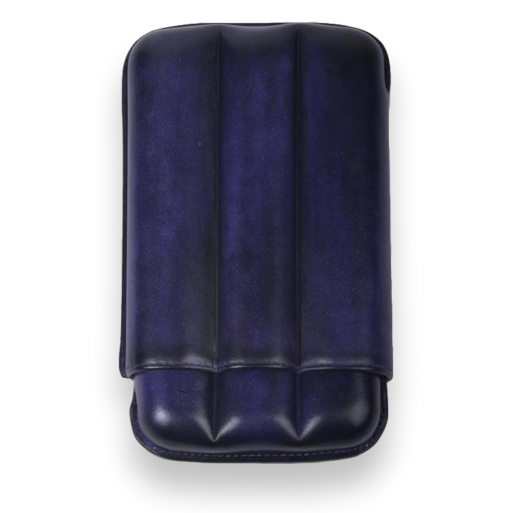 Elie - Bleu - Prune - Patina - 3 - Cigar - Up - to - 64 - Ring - Gauge - Exterior