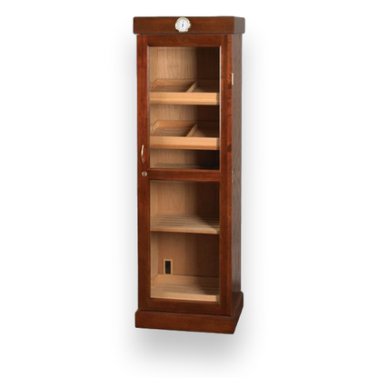 Quality Importers Mahogany Tower 3000 Cigar Display Humidor 4 