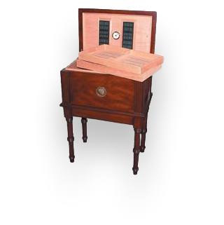 Quality Importers San Marco - 300 Cigar Antique Table Humidor