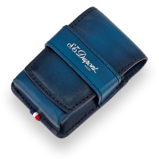 S.T. Dupont Leather Cigar Lighter Case - Atelier Collection 