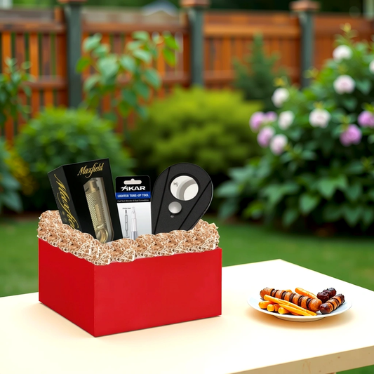 Soft Flame Cigar Lighter and Cutter Gift Set Summer