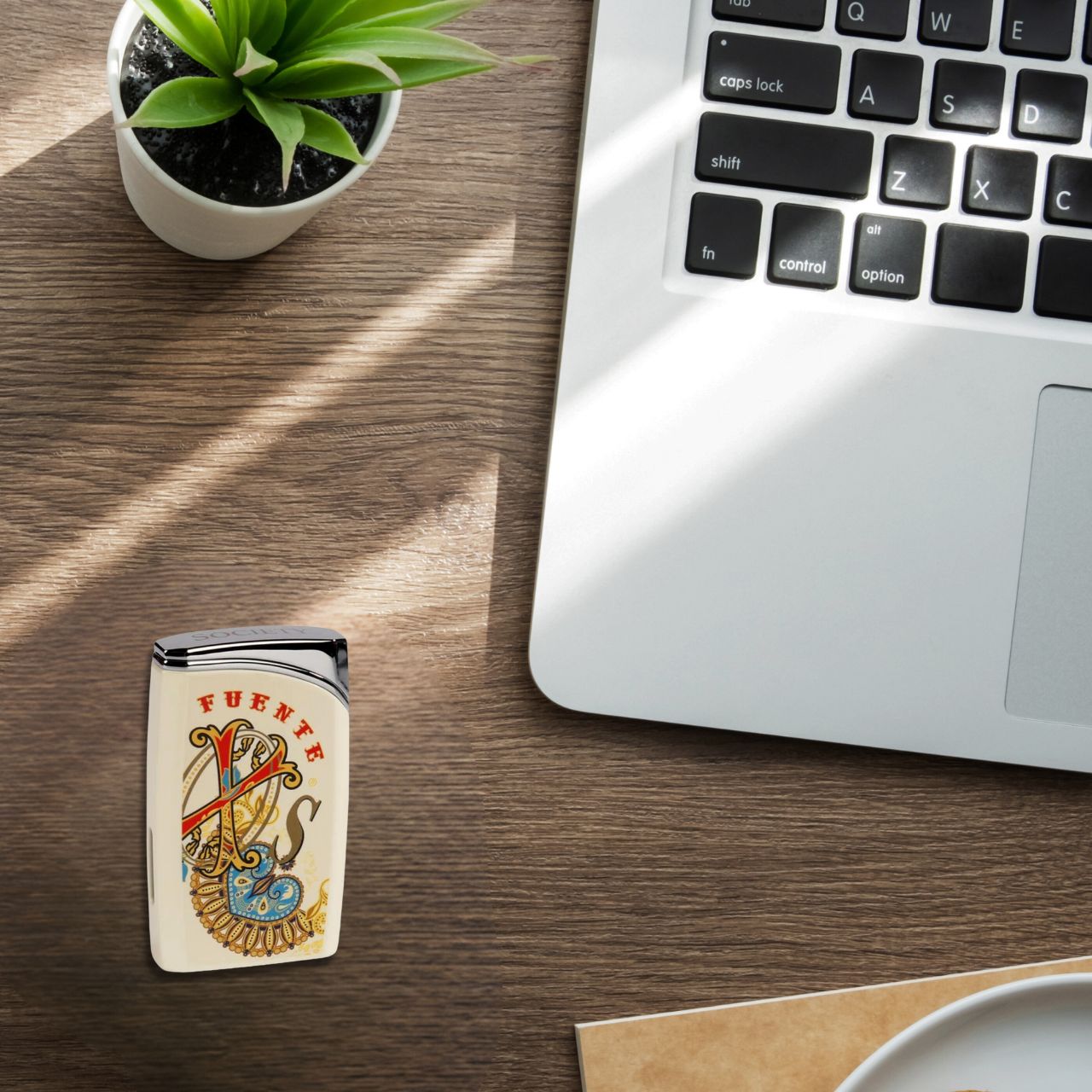 OpusX Society J30 Global Torch Flame Single Jet Cigar Lighter - Flatlay