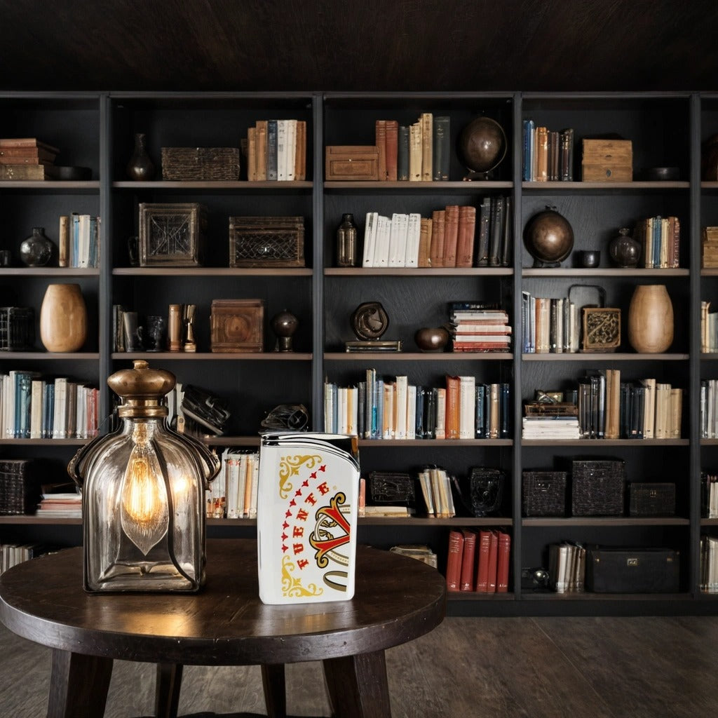 OpusX Society J30 White Series Torch Flame Single Jet Cigar Lighter - Lifestyle