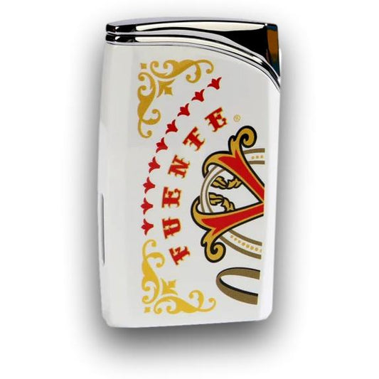 OpusX Society J30 White Series Torch Flame Single Jet Cigar Lighter - Main Image