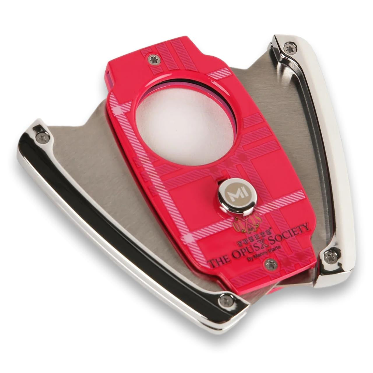 OpusX Society Rose C30 Double Blade Cigar Cutter - Cutter Opened