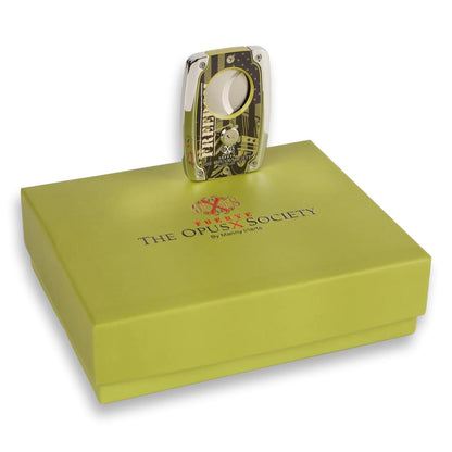 OpusX Society Freedom C30 Double Blade Cigar Cutter - Product Gift Box